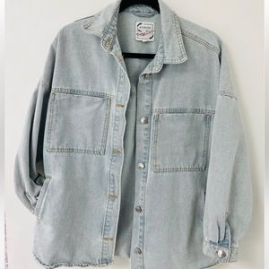 Light wash Vintage Denim Boyfriend Jacket